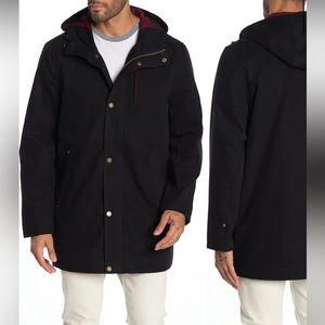 Pendleton Wool Black Hawk Hooded Zip Canvas Jacket